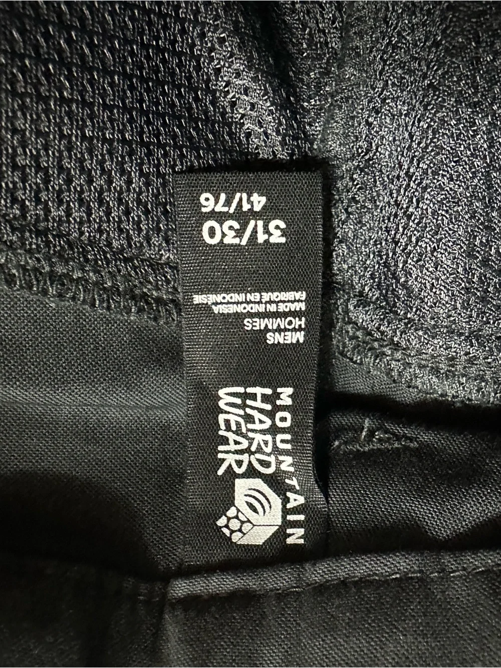 Mountain Hardwear Men's Black Chino-Style Outdoor Pants